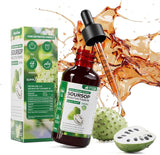 Soursop Bitters Liquid, Graviola Liquid Drops Supplement with Vitamin B6, C, D3, Pure Soursop Multivitamin for Overall Health-Enhancing | Vegan, Non-GMO | 2 Fl Oz