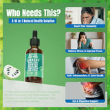 VYXION Pure Soursop 10 in 1 Liquid Drops Extract - Seamoss,Moringa,Black Seed Oil,Turmeric,Oregano Liquid Drops - One Dietary Supplement,Healthcare,Fitness,Natural Wellness Blend