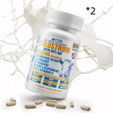 VYXION Bovine Colostrum 8 in 1 Capsules Supplement 1000mg - 40% IgG Bovine Colostrum - Gut, Bone, Exercise, Immune - 60 Capsules