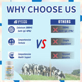 VYXION Bovine Colostrum 8 in 1 Capsules Supplement 1000mg - 40% IgG Bovine Colostrum - Gut, Bone, Exercise, Immune - 60 Capsules