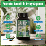 VYXION 20-IN-1 Soursop Sea Moss Ashwagandha Black Seed Oil Moringa Turmeric Extract bundled Herbal Supplement, Organic Soursop, 60 Capsules