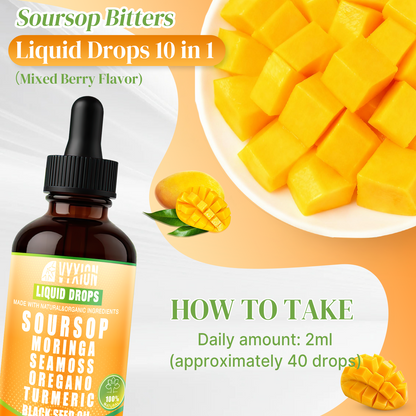 VYXION 10-in-1 Soursop Bitters Liquid Drops – Mango