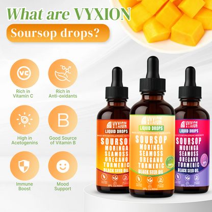 VYXION 10-in-1 Soursop Bitters Liquid Drops – Mango