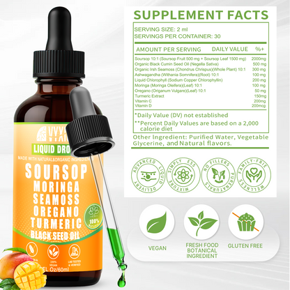 VYXION 10-in-1 Soursop Bitters Liquid Drops – Mango