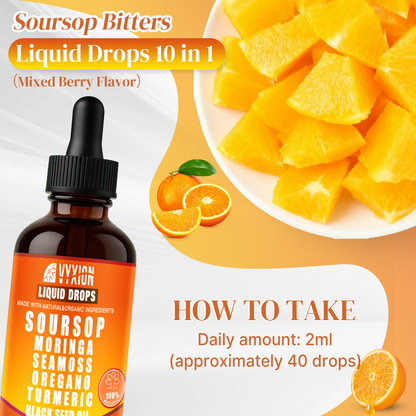 VYXION 10-in-1 Soursop Bitters Liquid Drops – Orange