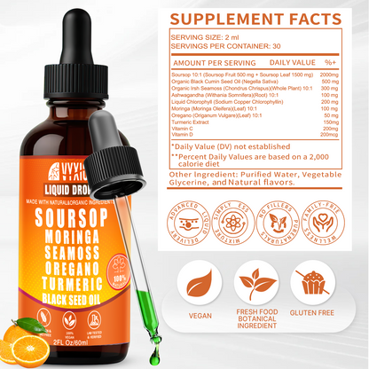 VYXION 10-in-1 Soursop Bitters Liquid Drops – Orange
