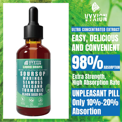 VYXION Pure Soursop 10 in 1 Liquid Drops Extract