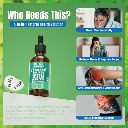 VYXION Pure Soursop 10 in 1 Liquid Drops Extract