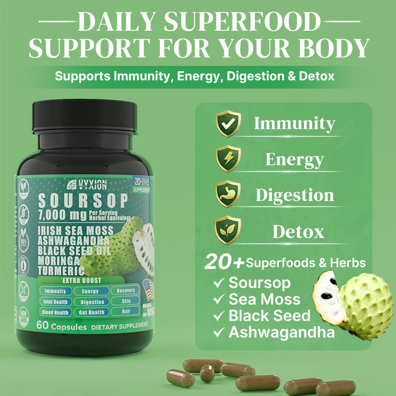 VYXION 20-in-1 Superfood Capsule Formula
