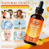 Soursop Bitters Liquid Drops 10 in 1 with Sea Moss, Ashwagandha | Original & Zesty Orange Flavor Combo | 2-Pack (2 Fl Oz Each) | Herbal Extracts for Overall Health | Vegan, Non-GMO, Gluten-Free