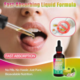 Soursop Bitters Liquid, Soursop Multivitamin Drops - 2000mg 10:1 Extract from Fruit & Leaf, Vitamin B6, C, D3, Graviola Liquid Drops | Vegan, Non-GMO | 2 Fl Oz