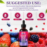 Soursop Bitters Liquid Drops 10 in 1 with Sea Moss, Ashwagandha | Original & Mixed Berry Flavor Combo | 2-Pack (2 Fl Oz Each) | Herbal Extracts for Overall Health | Vegan, Non-GMO, Gluten-Free