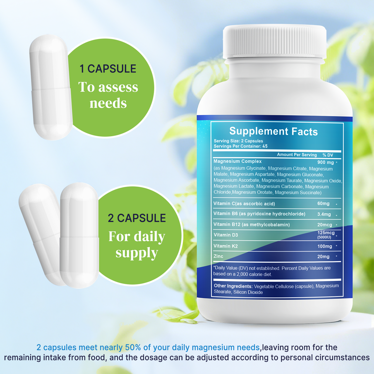 VYXION Magnesium Complex Capsules 900mg