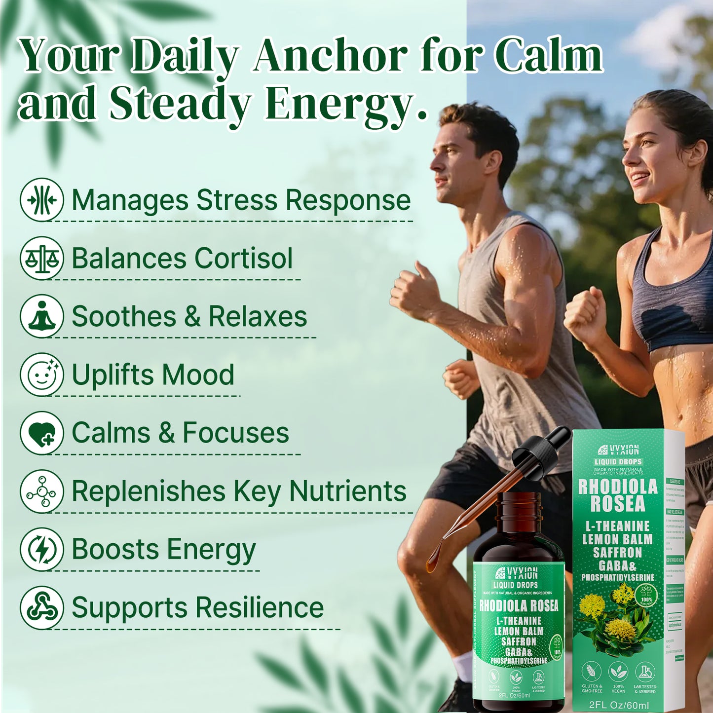 VYXION Rhodiola Rosea 10-in-1 Liquid Drops
