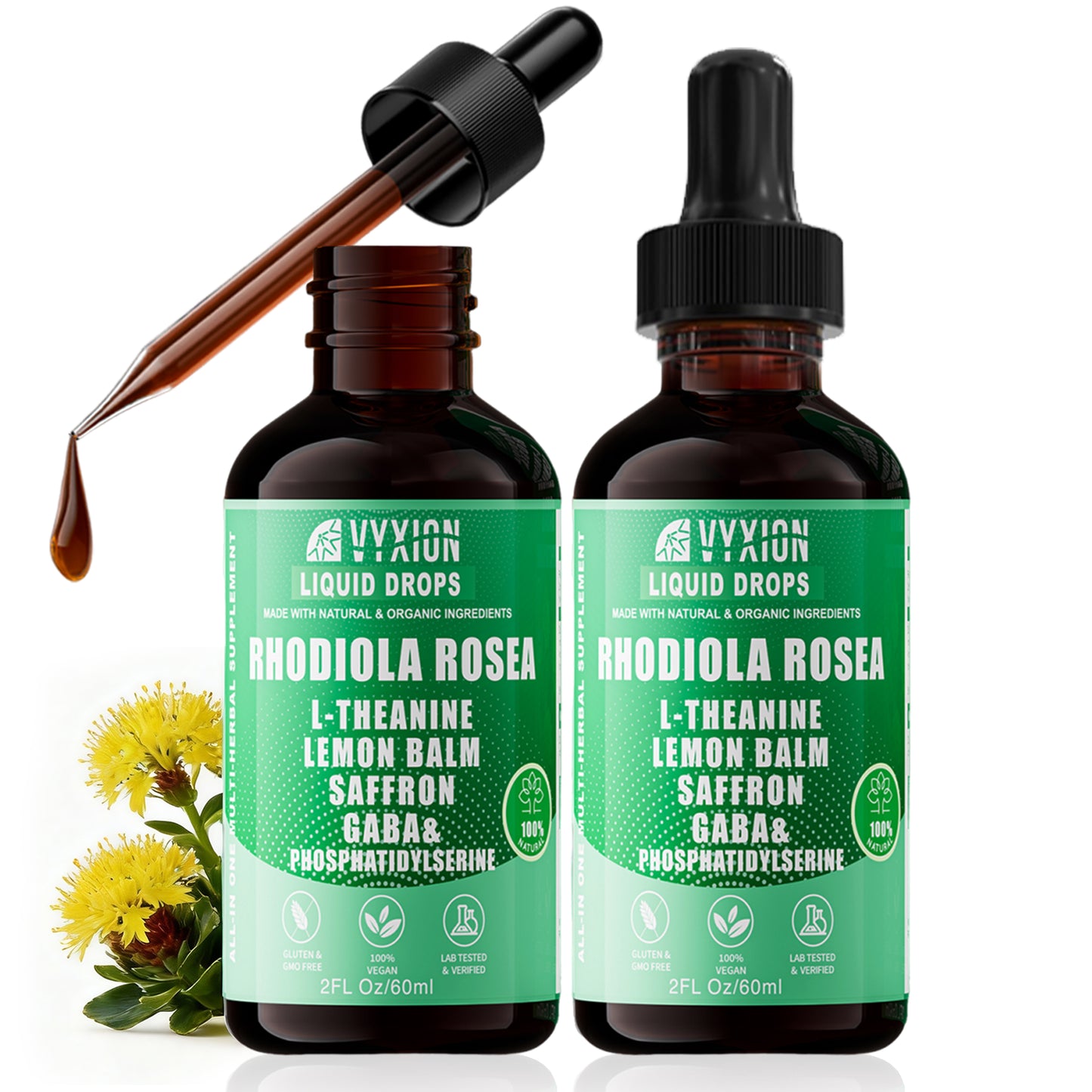 VYXION Rhodiola Rosea 10-in-1 Liquid Drops